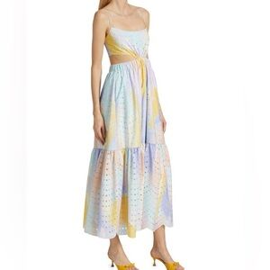 Colorful Designer Summer Dress- Bridal Shower Guest- Baby Shower Guest